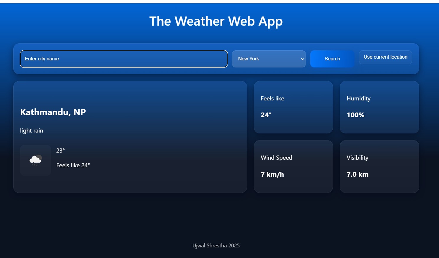 Weather Web App